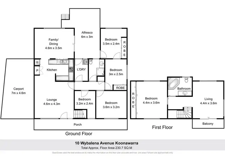 Floorplan of Homely house listing, 10 Wybalena Avenue, Koonawarra NSW 2530