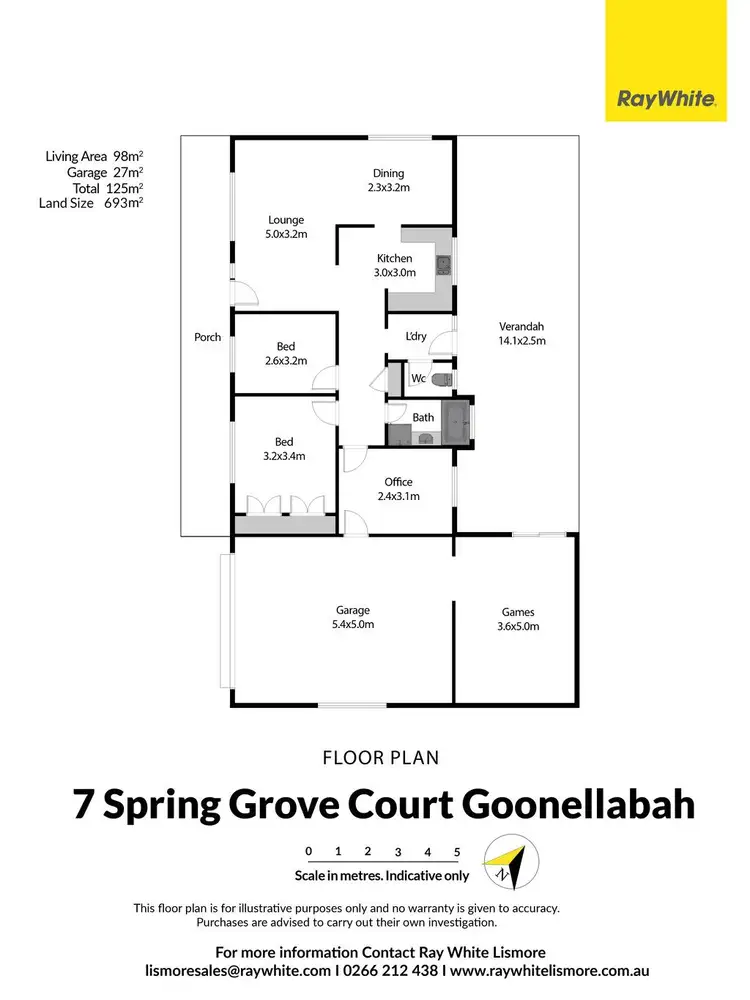 Floorplan of Homely house listing, 7 Spring Grove Court, Goonellabah NSW 2480