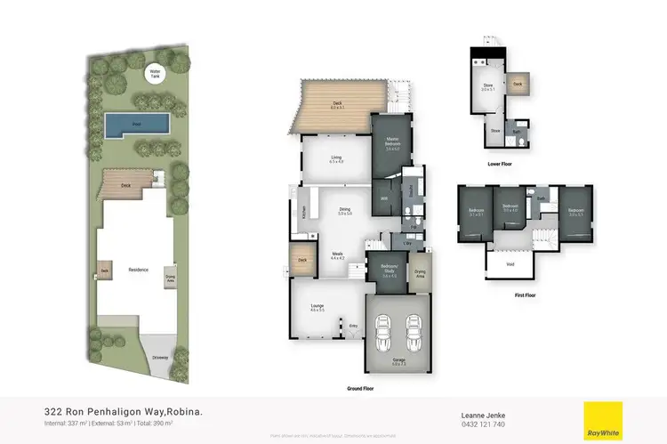Floorplan of Homely house listing, 322 Ron Penhaligon Way, Robina QLD 4226