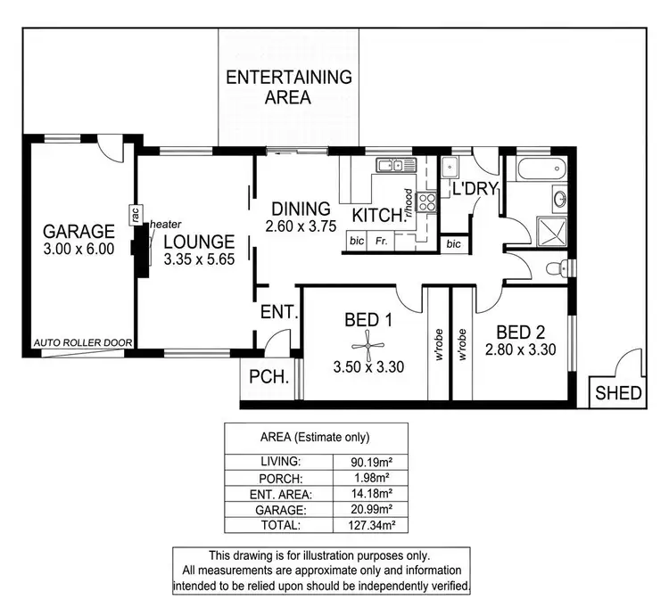 Floorplan of Homely house listing, 3/3 Carlisle Street, Camden Park SA 5038