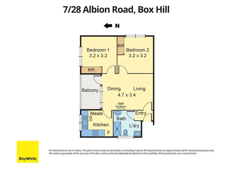 Floorplan of Homely apartment listing, 7/28 Albion Road, Box Hill VIC 3128