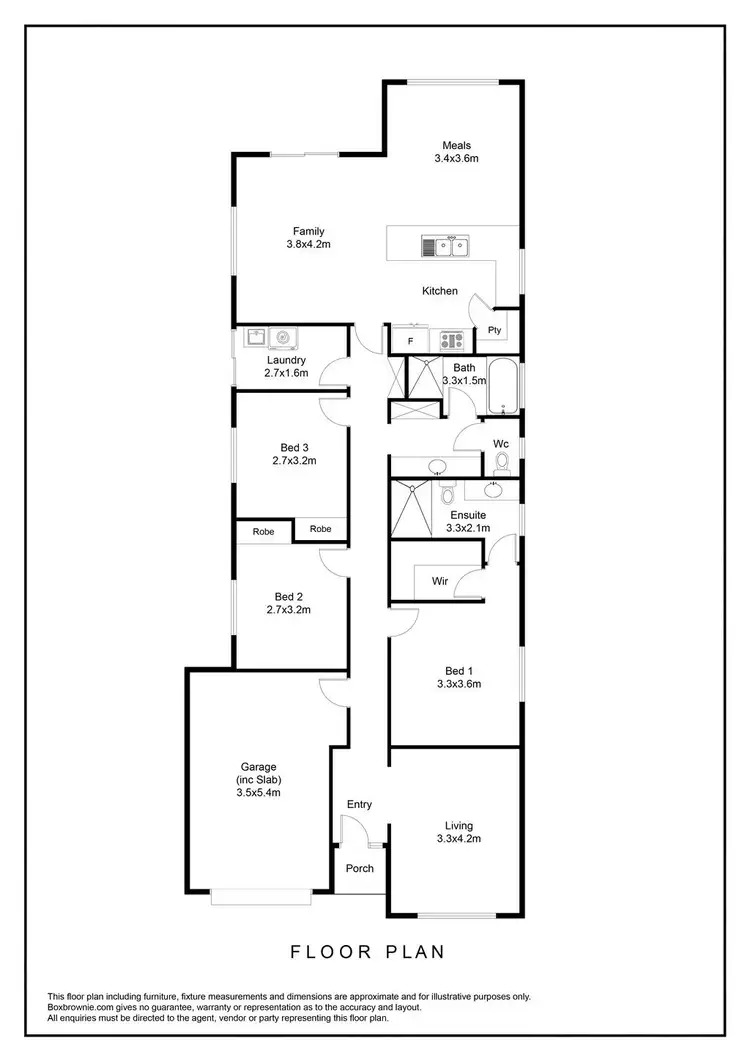 Floorplan of Homely house listing, 24A Kearnes Road, Oaklands Park SA 5046