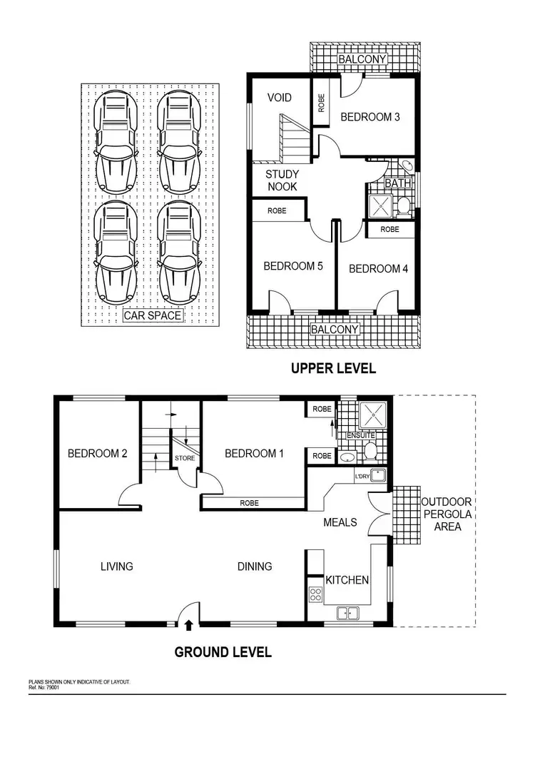 Floorplan of Homely house listing, 7 Montefiore Crescent, Conder ACT 2906