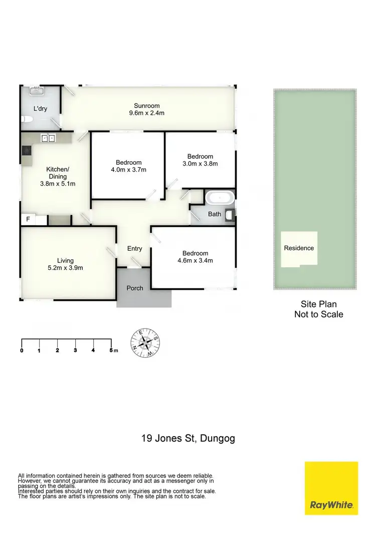 Floorplan of Homely house listing, 19 Jones Street, Dungog NSW 2420