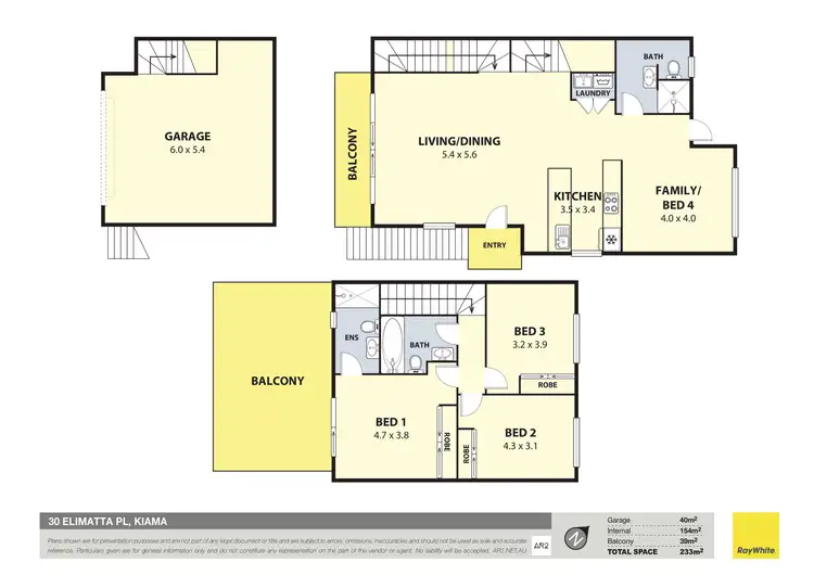 Floorplan of Homely semi-detached listing, 30 Elimatta Place, Kiama NSW 2533
