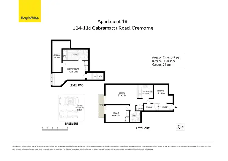 Floorplan of Homely apartment listing, 18/114-116 Cabramatta Road, Cremorne NSW 2090