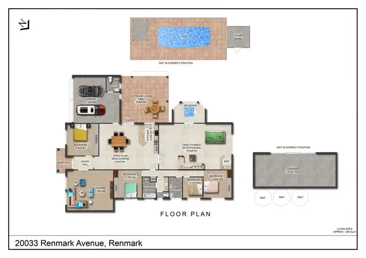 Floorplan of Homely house listing, 20033 Renmark Avenue, Renmark SA 5341