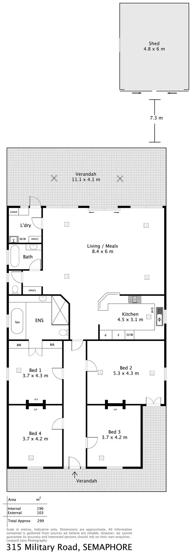 Floorplan of Homely house listing, 315 Military Road, Semaphore SA 5019