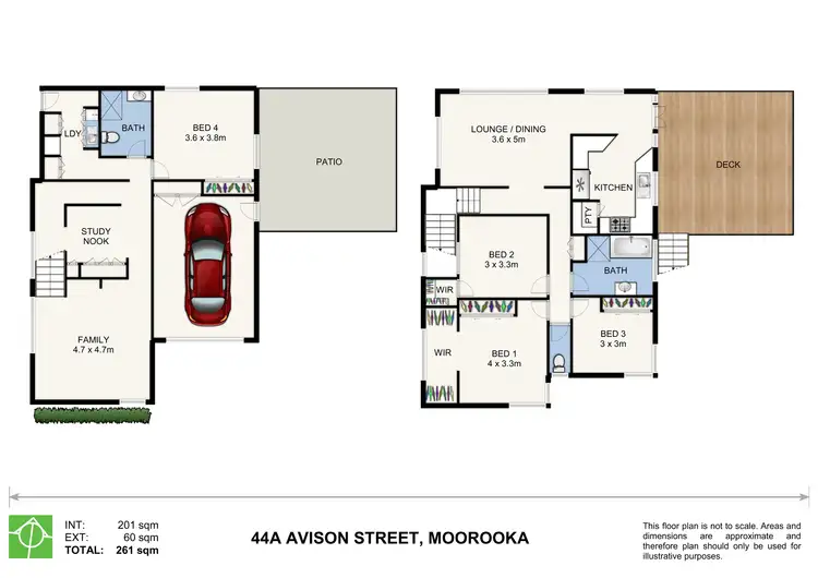 Floorplan of Homely house listing, 44A Avison Street, Moorooka QLD 4105