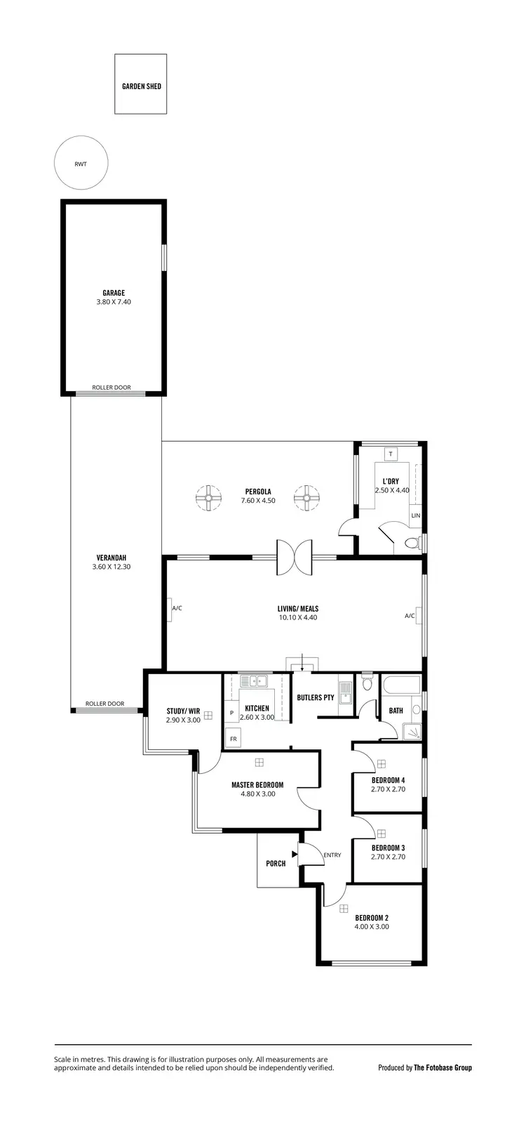 Floorplan of Homely house listing, 8 Meadow Avenue, Campbelltown SA 5074