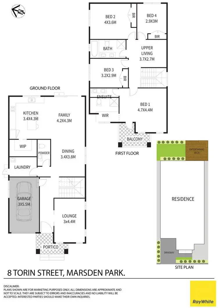 Floorplan of Homely house listing, 8 Torin Street, Marsden Park NSW 2765