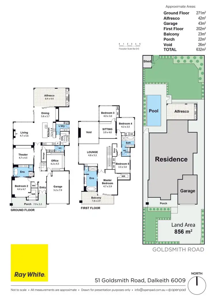 Floorplan of Homely house listing, 51 Goldsmith Road, Dalkeith WA 6009