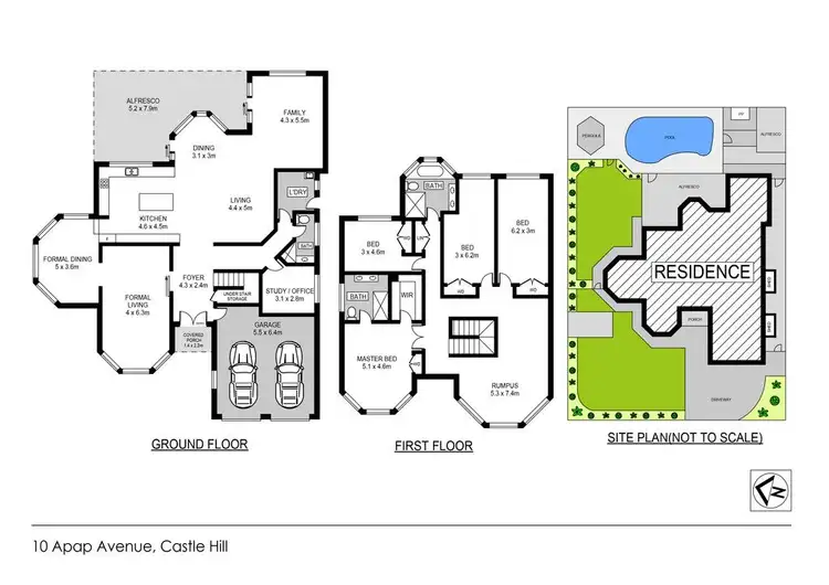 Floorplan of Homely house listing, 10 Apap Avenue, Castle Hill NSW 2154