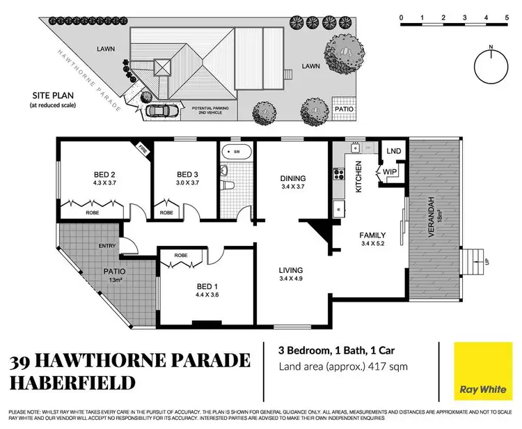 Floorplan of Homely house listing, 39 Hawthorne Parade, Haberfield NSW 2045