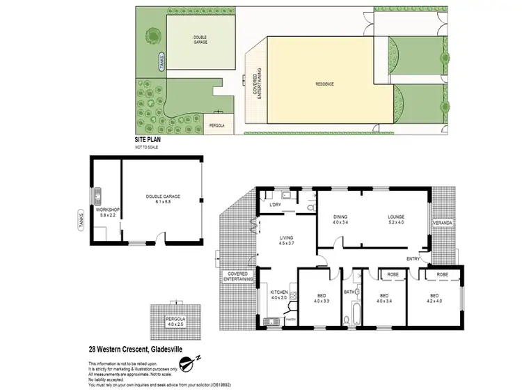 Floorplan of Homely house listing, 28 Western Crescent, Gladesville NSW 2111