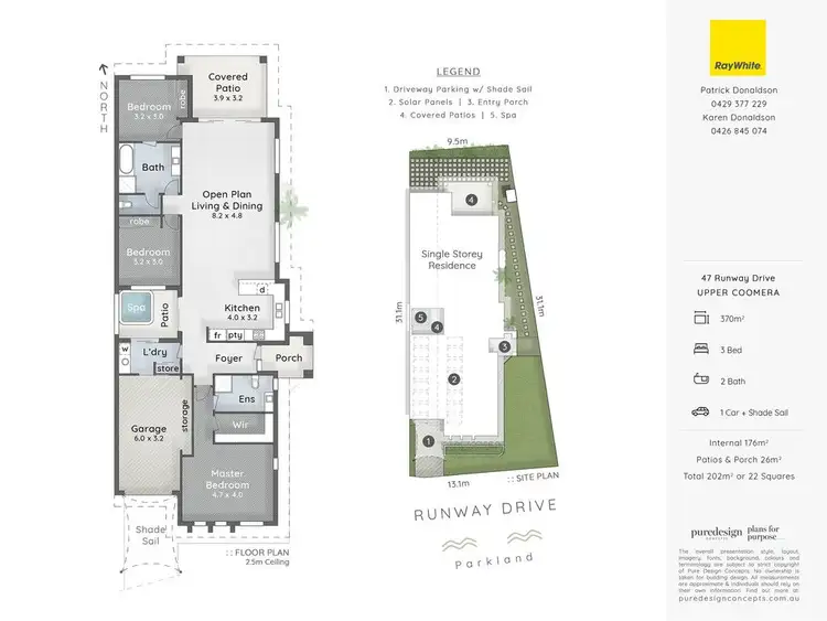 Floorplan of Homely house listing, 47 Runway Drive, Upper Coomera QLD 4209
