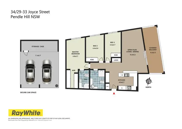 Floorplan of Homely unit listing, 34/29-33 Joyce Street, Pendle Hill NSW 2145