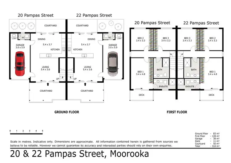 Floorplan of Homely townhouse listing, 20 Pampas Street, Moorooka QLD 4105