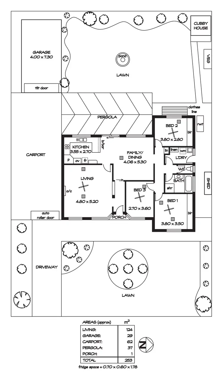 Floorplan of Homely house listing, 3 Osborne Avenue, Salisbury Plain SA 5109