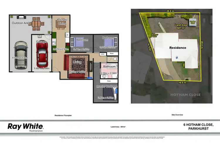 Floorplan of Homely house listing, 6 Hotham Close, Parkhurst QLD 4702