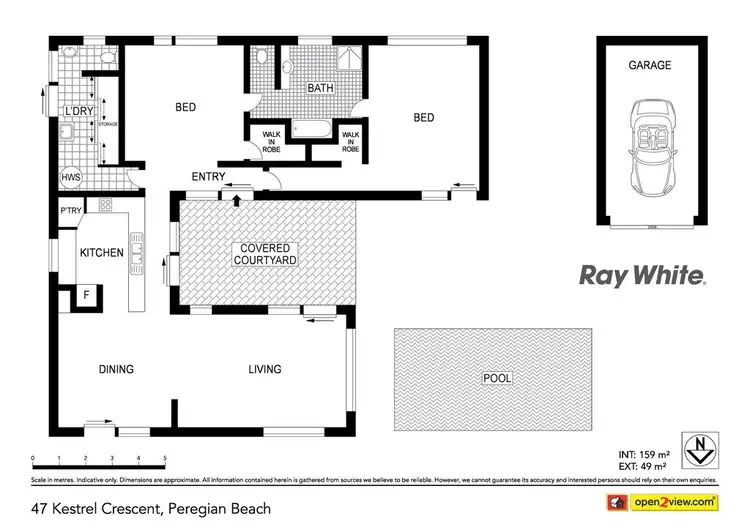 Floorplan of Homely house listing, 47 Kestrel Crescent, Peregian Beach QLD 4573