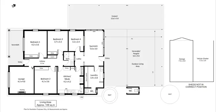 Floorplan of Homely house listing, 9 Fifth Street, Loxton SA 5333
