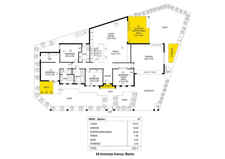 Floorplan of Homely house listing, 5A Inverness Avenue, Marion SA 5043