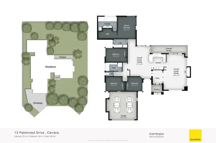 Floorplan of Homely house listing, 13/178 Palm Meadows Drive, Carrara QLD 4211