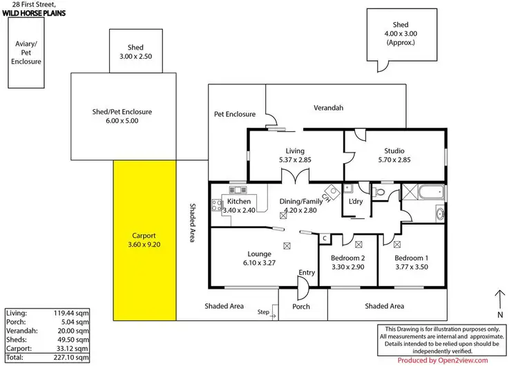 Floorplan of Homely house listing, Lot 28 First Street, Wild Horse Plains SA 5501