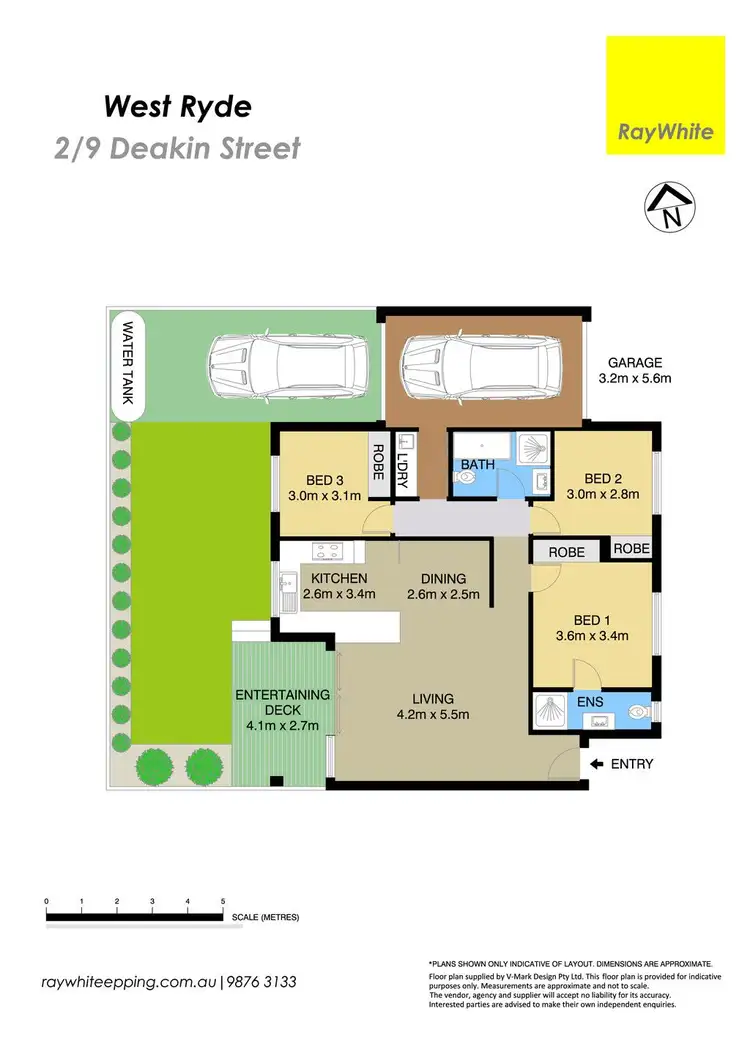 Floorplan of Homely villa listing, 3/19 Deakin Street, West Ryde NSW 2114