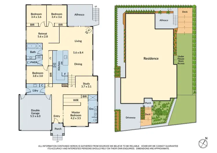Floorplan of Homely house listing, 66A Kingswood Drive, Chirnside Park VIC 3116
