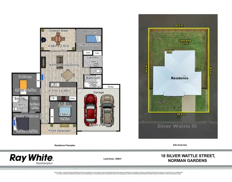 Floorplan of Homely house listing, 18 Silver Wattle Street, Norman Gardens QLD 4701