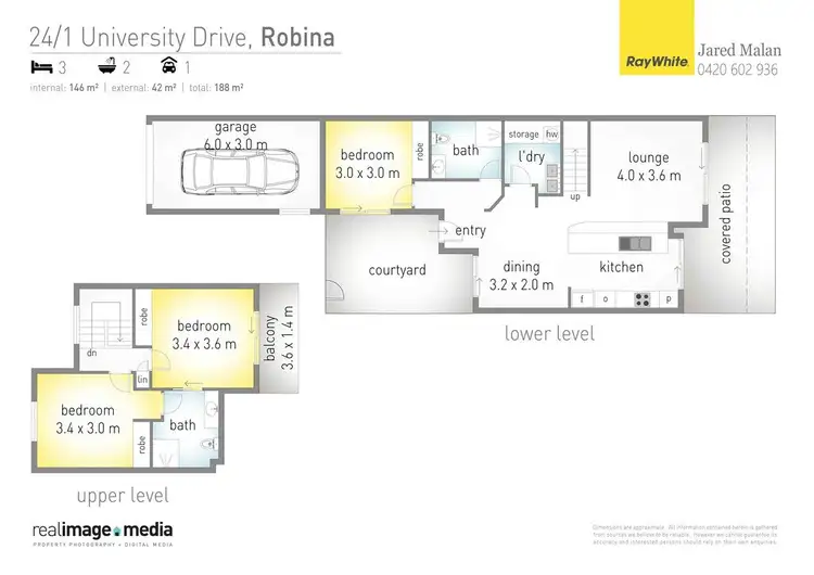 Floorplan of Homely unit listing, 24/1 University Drive, Robina QLD 4226