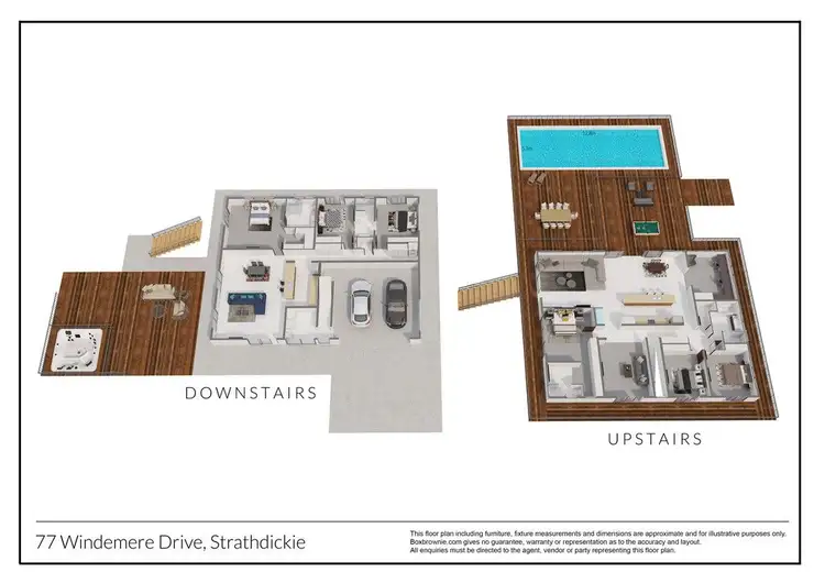 Floorplan of Homely house listing, 77 Windemere Drive, Strathdickie QLD 4800
