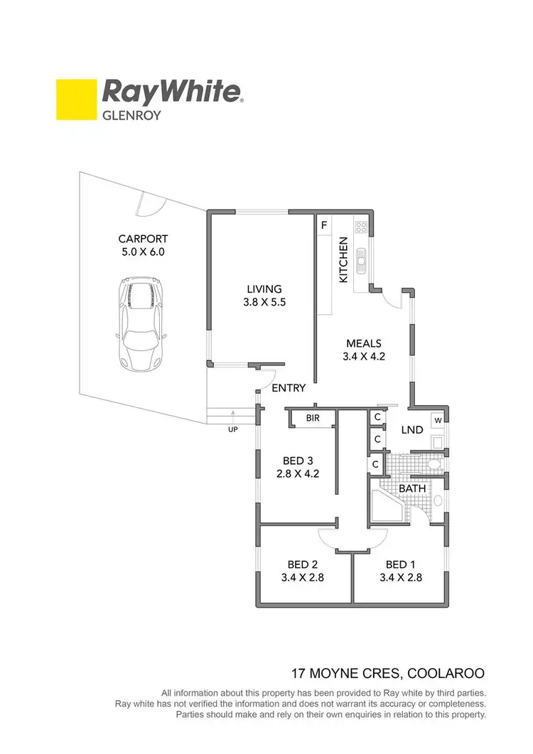 Floorplan of Homely house listing, 17 Moyne Crescent, Coolaroo VIC 3048