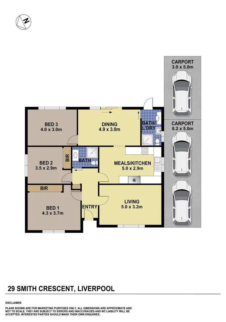 Floorplan of Homely house listing, 29 Smith Crescent, Liverpool NSW 2170