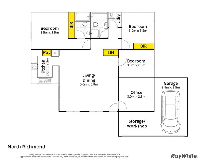 Floorplan of Homely villa listing, 1/4 Campbell Street, North Richmond NSW 2754