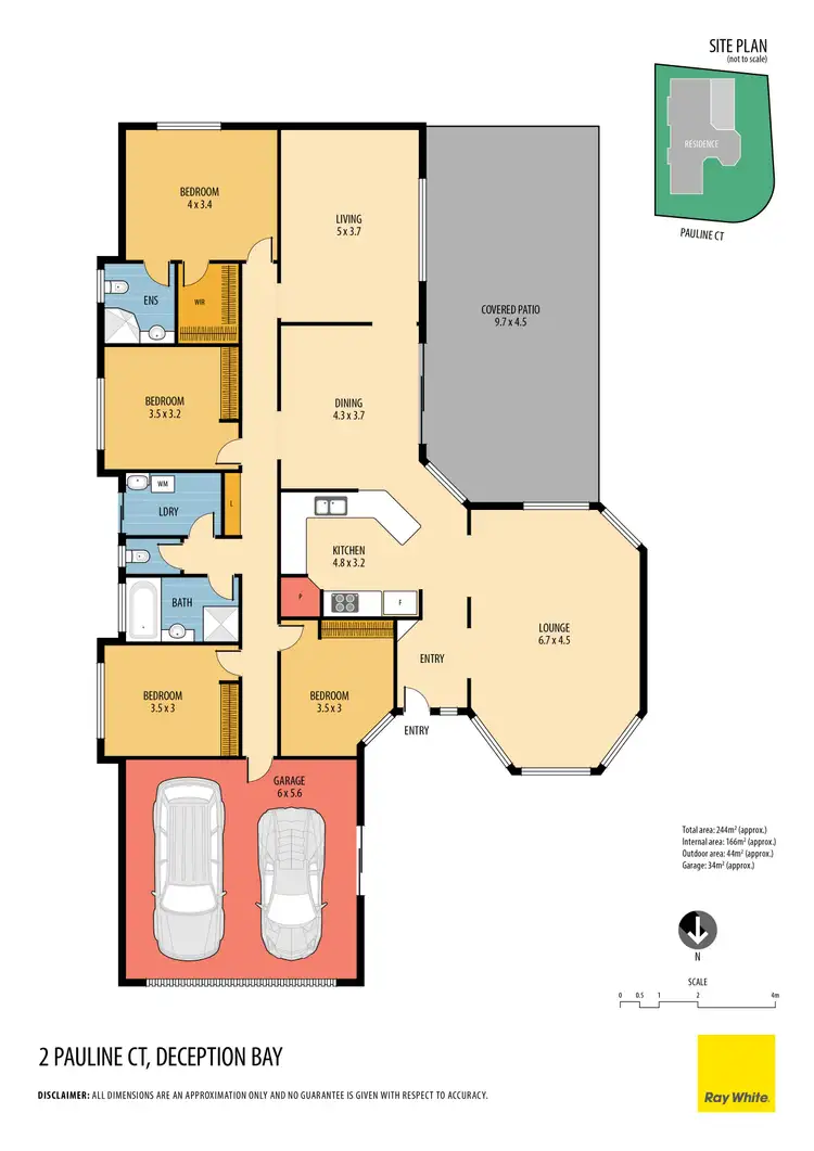 Floorplan of Homely house listing, 2 Pauline Court, Deception Bay QLD 4508