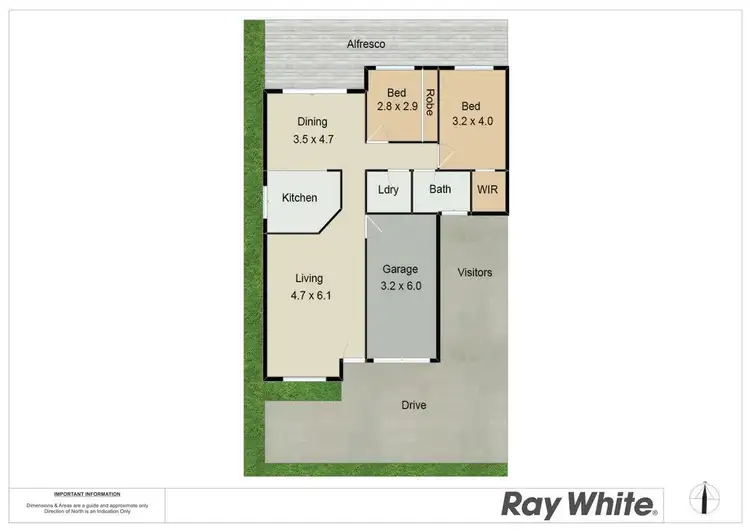 Floorplan of Homely villa listing, 4/44 Heaton Street, Jesmond NSW 2299