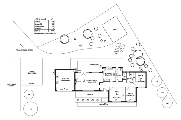 Floorplan of Homely house listing, 1 Magnolia Court, Banksia Park SA 5091