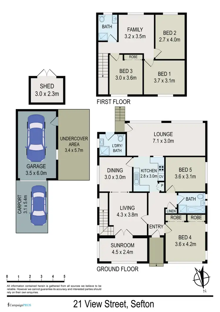 Floorplan of Homely house listing, 21 View Street, Sefton NSW 2162