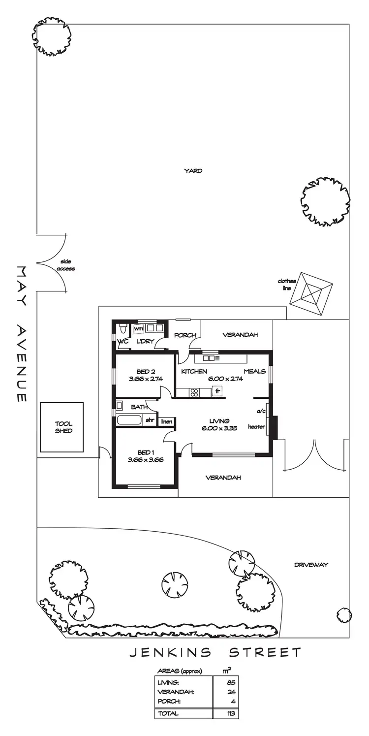 Floorplan of Homely house listing, 2 Jenkins Street, Modbury SA 5092