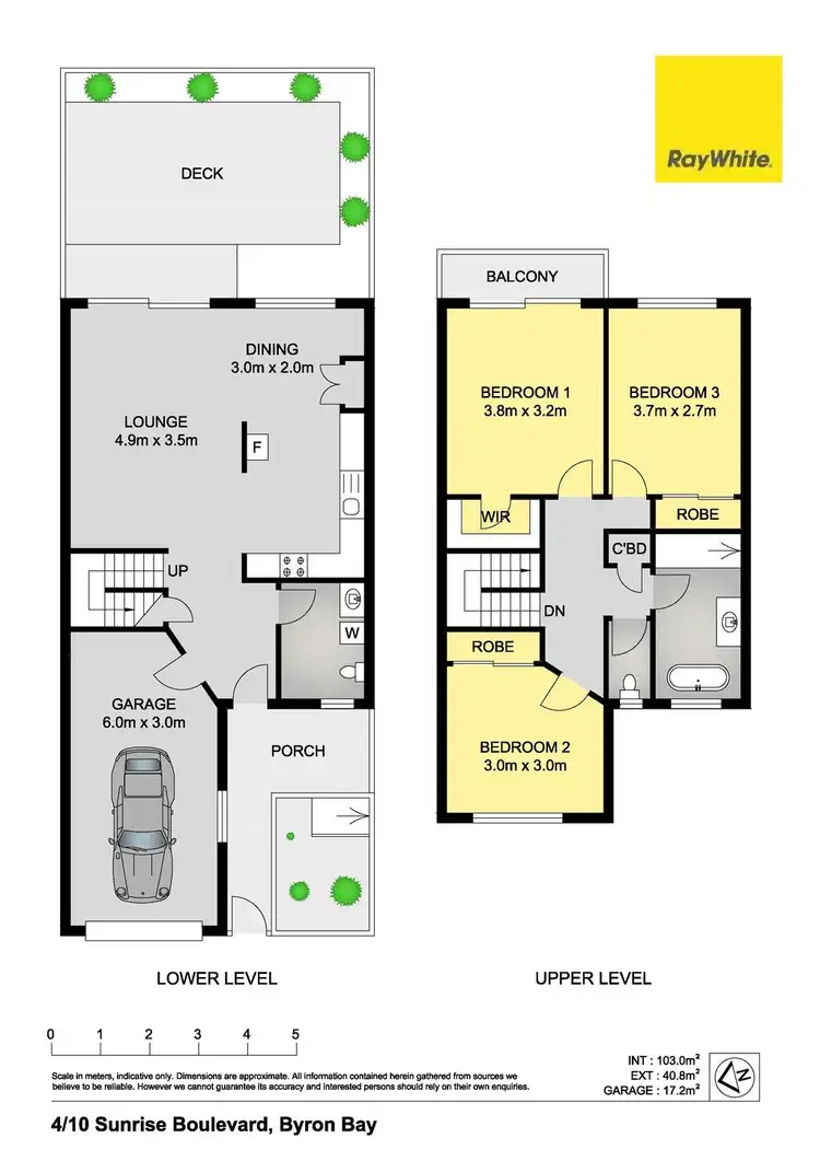 Floorplan of Homely house listing, 4/10 Sunrise Boulevard, Byron Bay NSW 2481