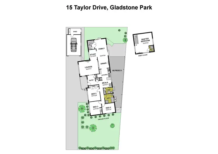 Floorplan of Homely house listing, 15 Taylor Drive, Gladstone Park VIC 3043