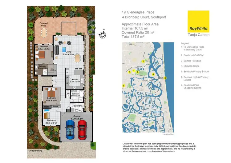 Floorplan of Homely house listing, 19/4 Bronberg Court, Southport QLD 4215