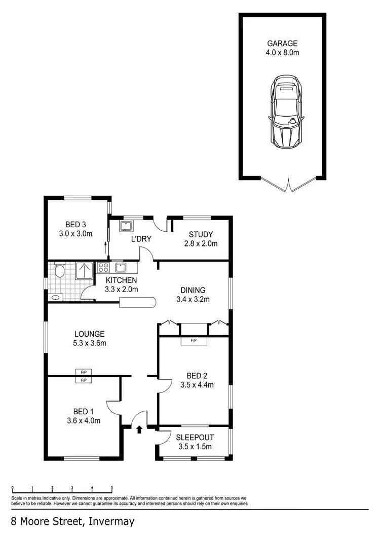 Floorplan of Homely house listing, 8 Moore Street, Invermay TAS 7248