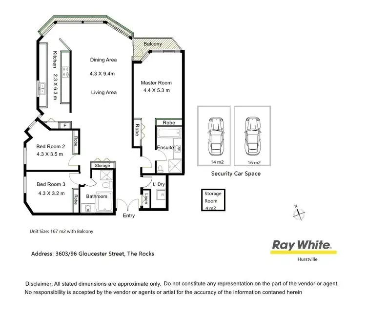 Floorplan of Homely apartment listing, 3603/96-118 Gloucester Street, The Rocks NSW 2000