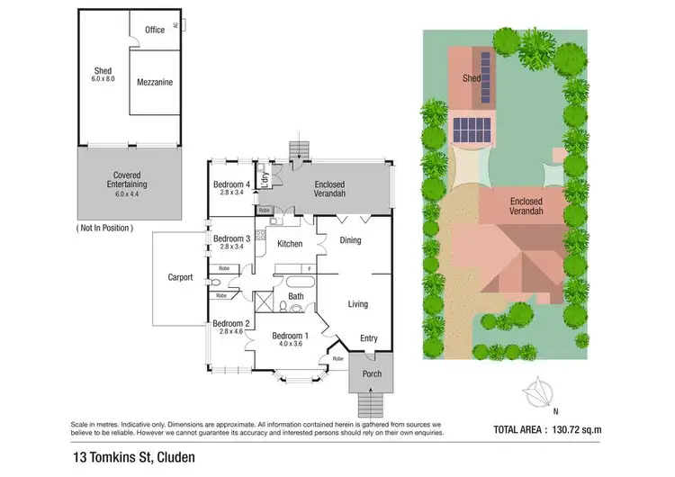 Floorplan of Homely house listing, 13 Tomkins Street, Cluden QLD 4811