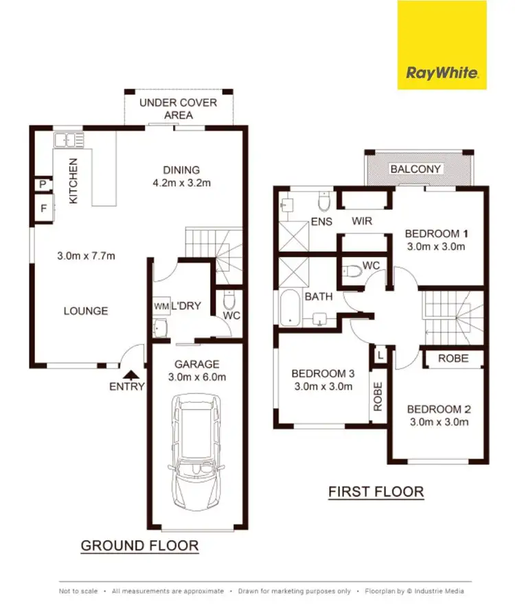 Floorplan of Homely townhouse listing, 35/1 Mckenzie Road, Mango Hill QLD 4509