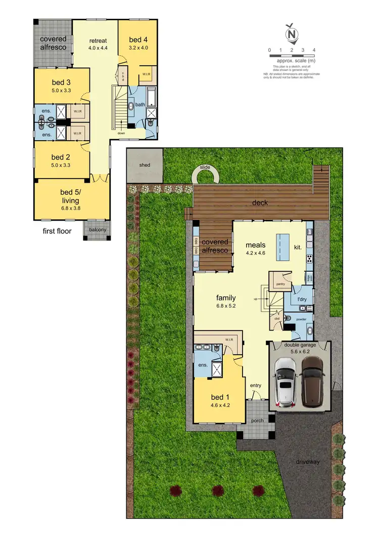 Floorplan of Homely house listing, 10 Warren Court, Mount Waverley VIC 3149